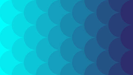 Cyan with Violet vector cover with big circles. Minimal abstract illustration for website, poster,...