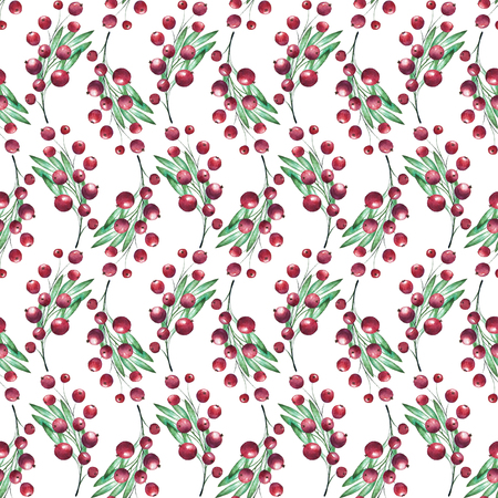 New Year and Christmas Seamless Patternの写真素材