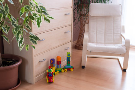 Train and childchairの写真素材