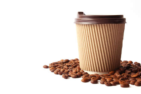 roasted coffee beans close upの写真素材