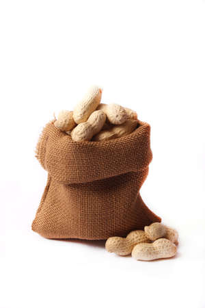 peanuts on a light background close-upの写真素材