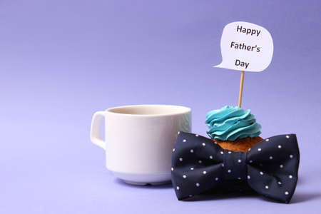 Fathers day background on light backgroundの写真素材