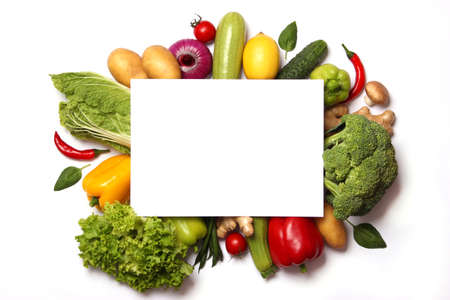 Set of different fresh vegetables close-up. Healthy eatingの写真素材