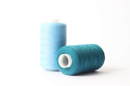 Threads for sewing and needlework close-up. Sewing accessoriesの写真素材