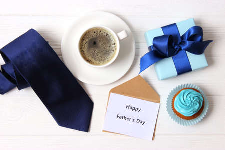 Fathers day background on light backgroundの写真素材