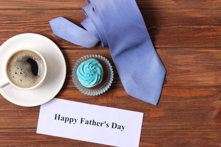 Fathers day background on light backgroundの写真素材