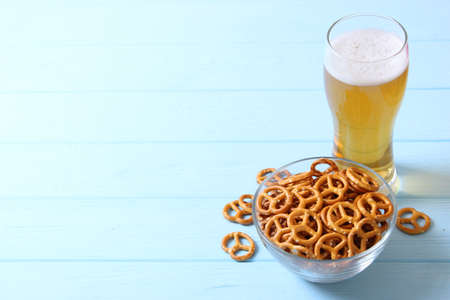 beer and snacks on the table. Beer snacks.の写真素材