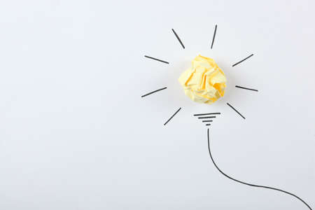 creative concept idea, a new idea.の写真素材