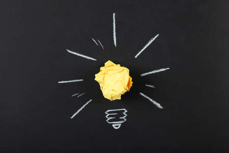 creative concept idea, a new idea.の写真素材