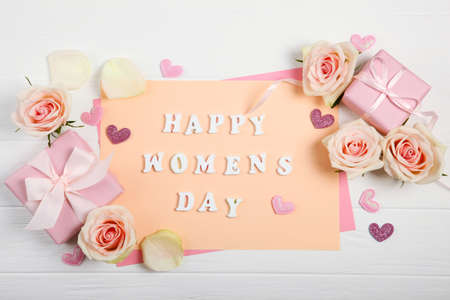background for March 8 with place for text. International Womens Day