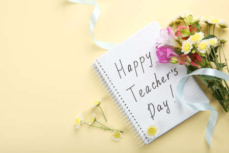 Teachers Day background. Happy teachers dayの写真素材