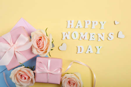 background for March 8 with place for text. International Womens Day