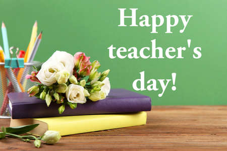 Teachers Day background. Happy teachers dayの写真素材