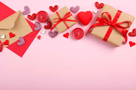 valentines day background with place to insert textの写真素材