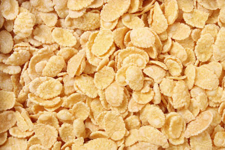 breakfast cereal background top view.