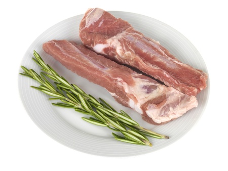 Pork Spare Ribsの写真素材