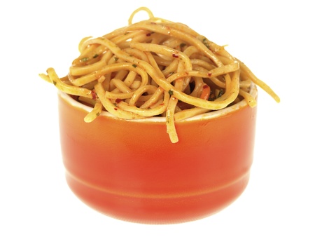 Sweet Chilli Noodle Saladの写真素材
