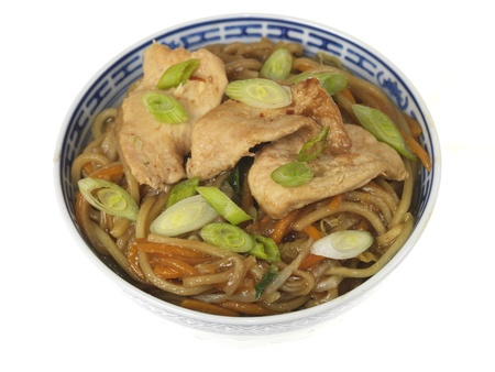 Chicken Chow Meinの写真素材