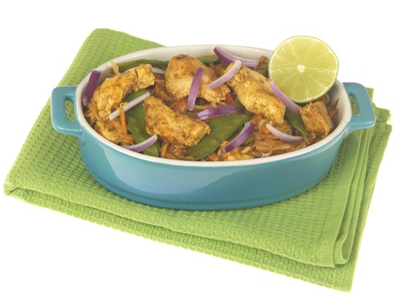 Hot and Sour Chicken Noodlesの写真素材