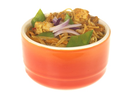 Hot and Sour Chicken Noodlesの写真素材