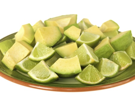 Avocado and Limesの写真素材