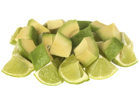 Avocado and Limesの写真素材