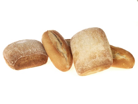 Selection of Baked Bread Rollsの写真素材
