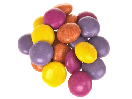 Candy Coated Milk Chocolate Sweetsの写真素材