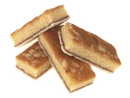Bakewell Tart Slicesの写真素材