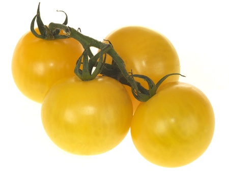 Heirloom Ida Gold Organic Tomatoesの写真素材