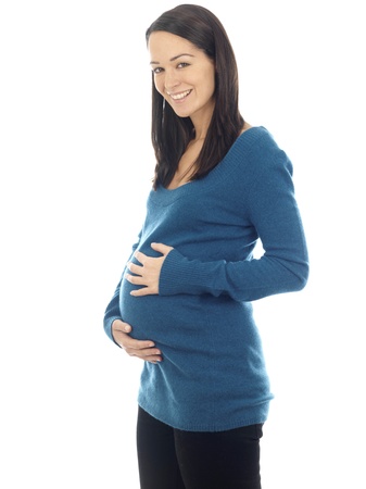 Pregnant Young Womanの写真素材