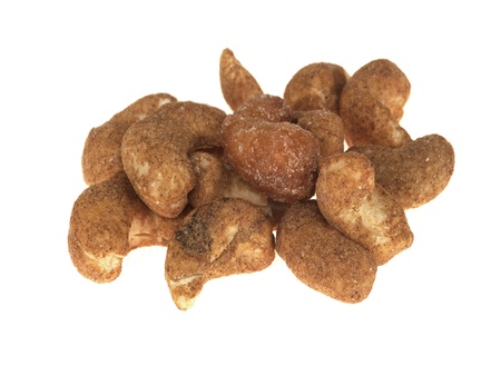Spicy Peanuts and Cashewsの写真素材
