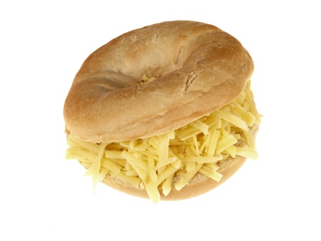 Cheese Bagelの写真素材