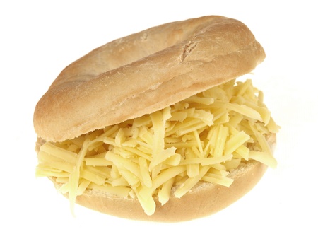 Cheese Bagelの写真素材