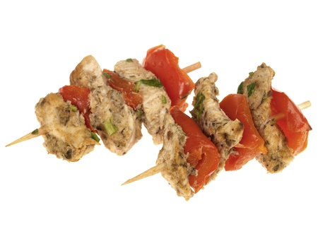 Chicken Kebab Skewersの写真素材
