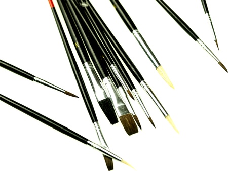 Artists Paint Brushesの写真素材