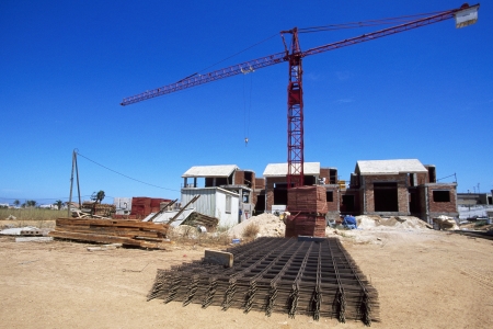 Construction Building Siteの写真素材