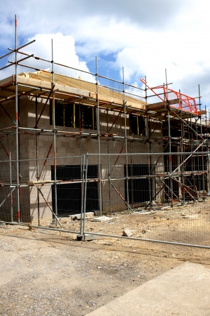 New Build Housing Constructionの写真素材