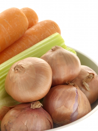 Bowl of Raw Vegetablesの写真素材