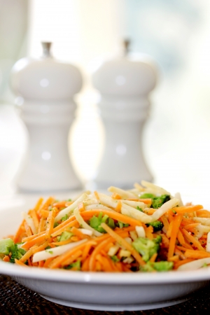 Bowl of Sliced Vegetablesの写真素材