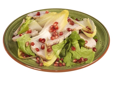 Chicken and Chicory Saladの写真素材