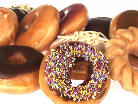Selection of Doughnutsの写真素材