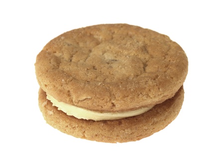 Golden Cream Biscuitsの写真素材