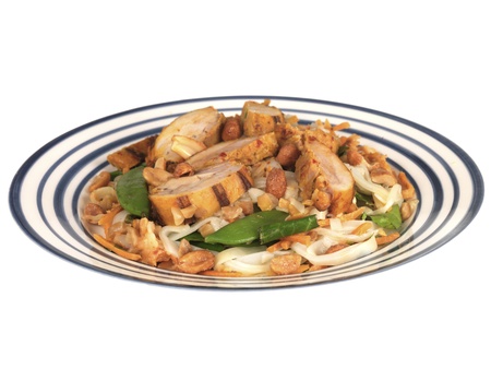 Spicy Peanut Chickenの写真素材
