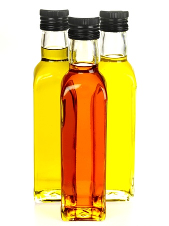 Bottles of Cooking Oilの写真素材