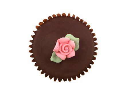 Chocolate Cup Cakeの写真素材