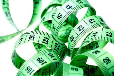 Green Tape Measureの写真素材