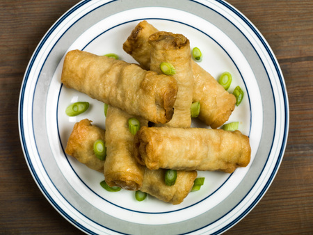 Chinese Style Vegetable Spring Rolls Finger or Buffet Food