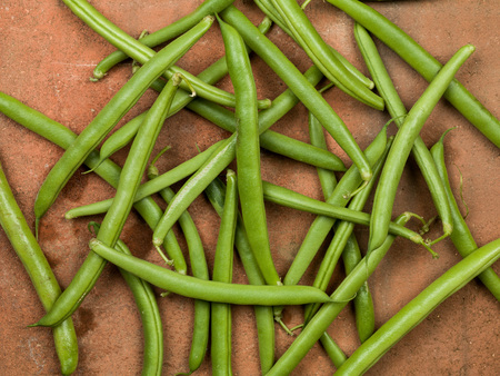 Fresh Healthy Green Beans or French Beansの写真素材