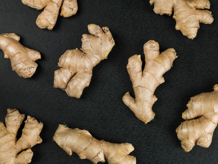 Fresh Root Ginger Aromatic Spices Cooking Ingredientsの写真素材